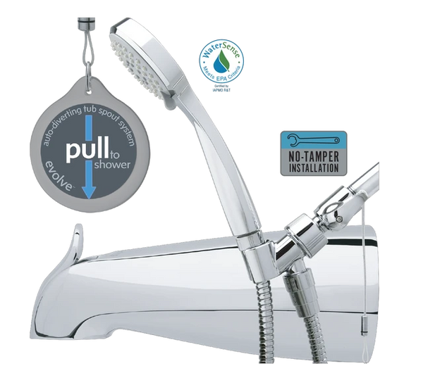 ShowerStop® Express Tub and Showerhead Combo